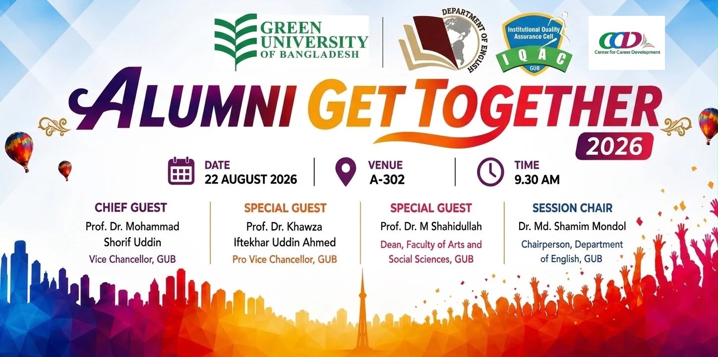 Alumni Get-Together 2026 Organized by the Department of English in Collaboration with IQAC  and CCD
