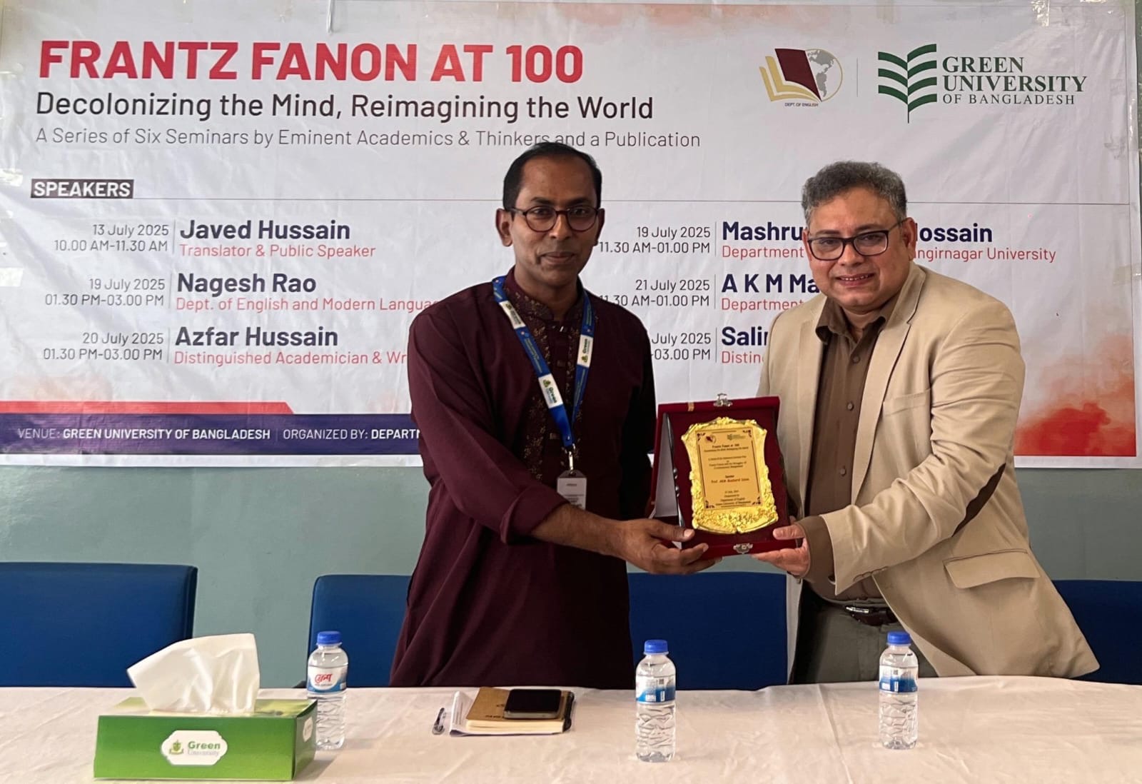 Successful Completion of 5th Seminar of Fanon Week