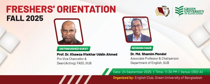 Freshers’ Orientation Program for the Fall Semester 2025